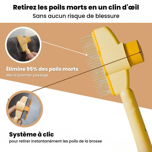 SmartBrosse™ - Peigne anti-poils morts