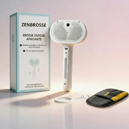 ZenBrosse - Brosse de bain pour chiens et chats