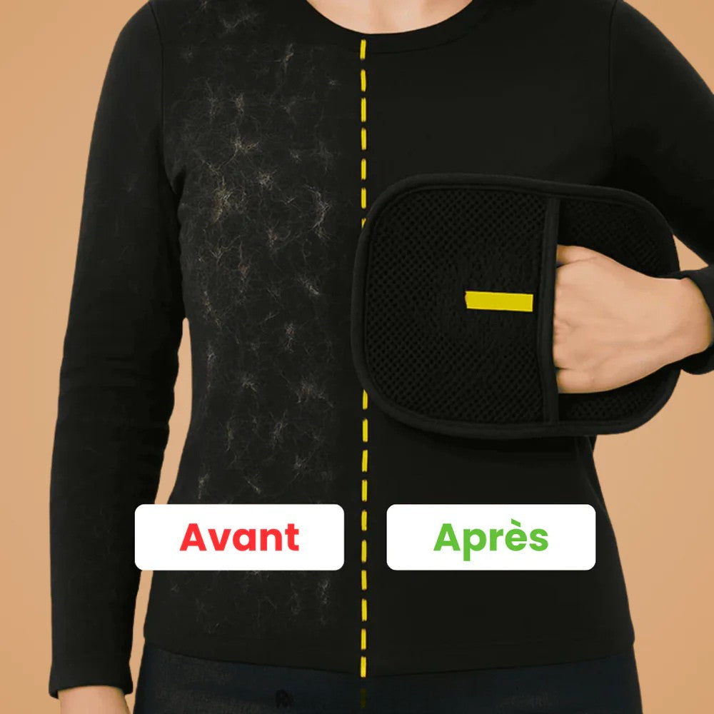Gant statique attrape-poils